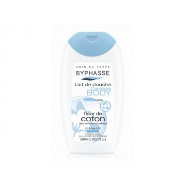 BYPHASSE / крем для душа "цветок хлопка" 500мл